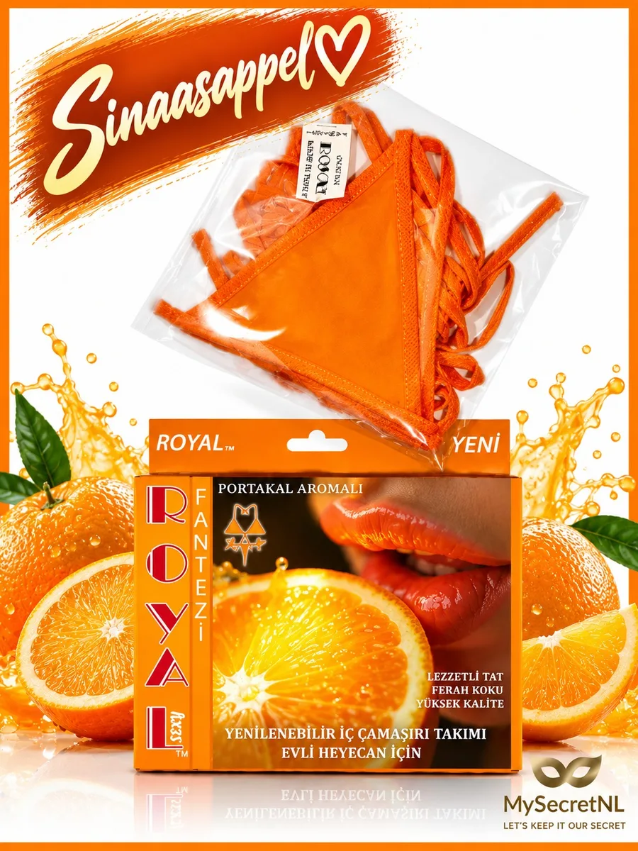 Eetbare Lingerie Sinaasappel – Snoep Lingerie Set