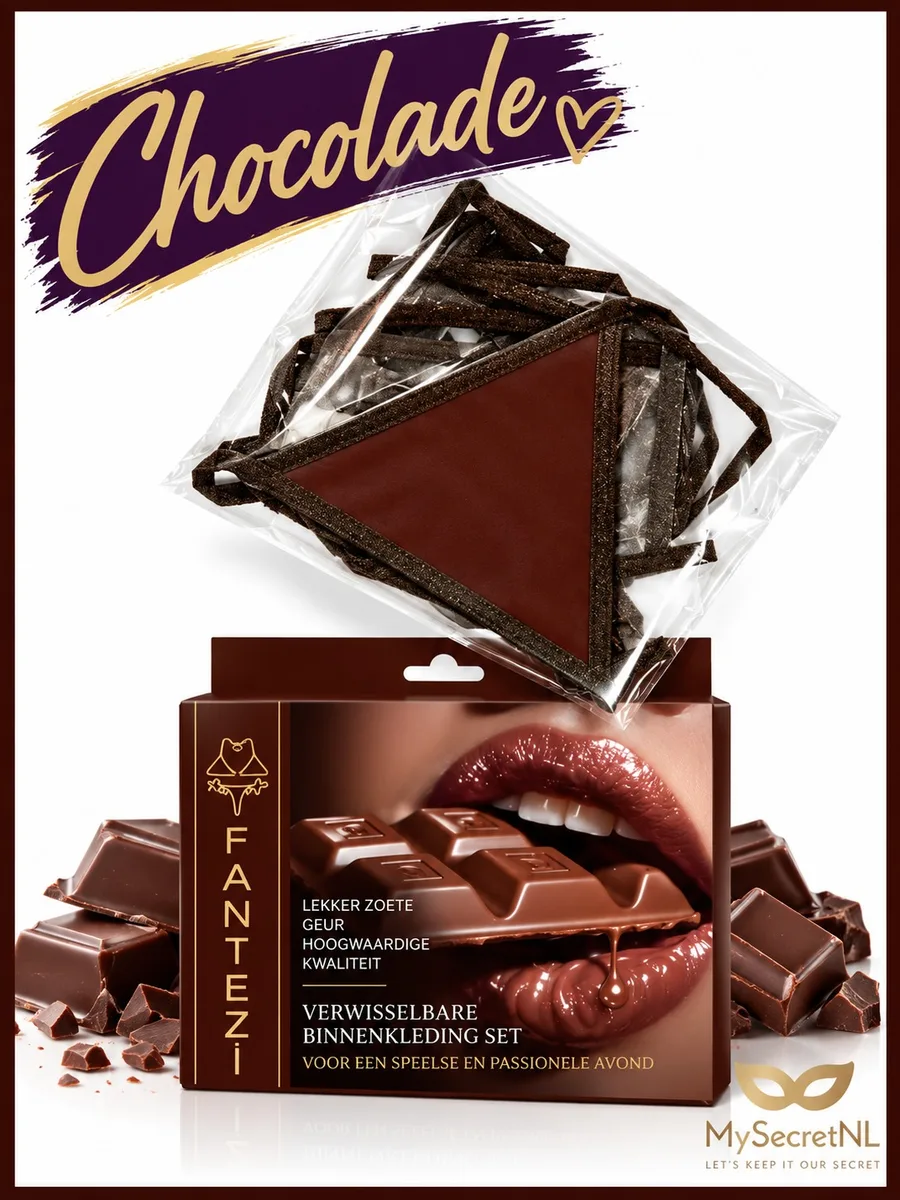 Eetbare Lingerie Chocolade – Snoep Lingerie Set