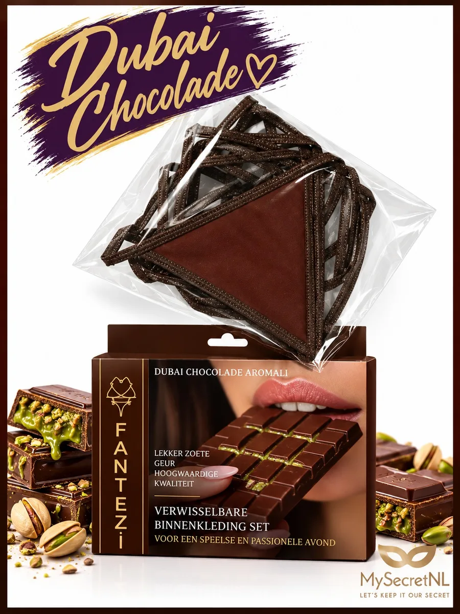Eetbare Lingerie Dubai Chocolade – Snoep Lingerie Set