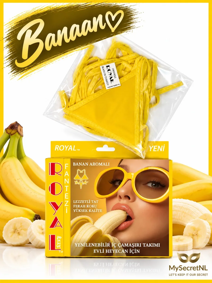 Eetbare Lingerie Banaan – Snoep Lingerie Set