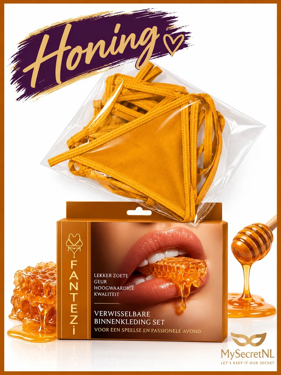 Eetbare Lingerie Honing – Snoep Lingerie Set