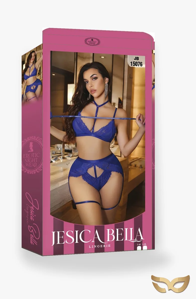 Blue Velvet – Blue Lace Set